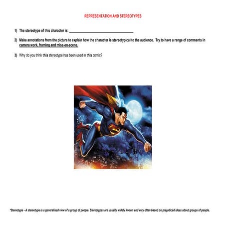 Representation and stereotypes