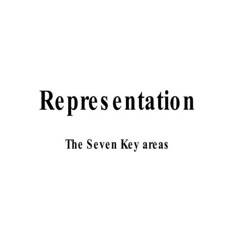 Representation Areas OCR AS Media