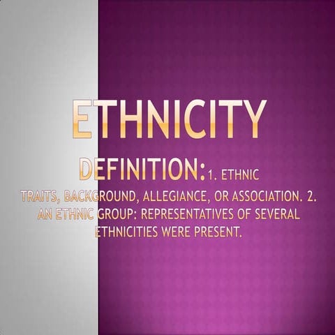 TV Drama - Ethnicity