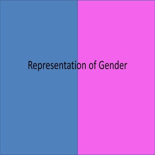 Representation of Gender 2016