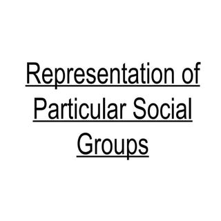 Representation of Particular Social...