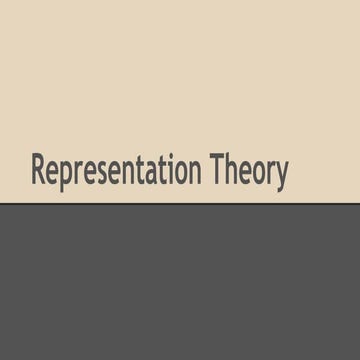 Representation Theory