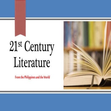 Representative texts and authors from Philippine region Part 1