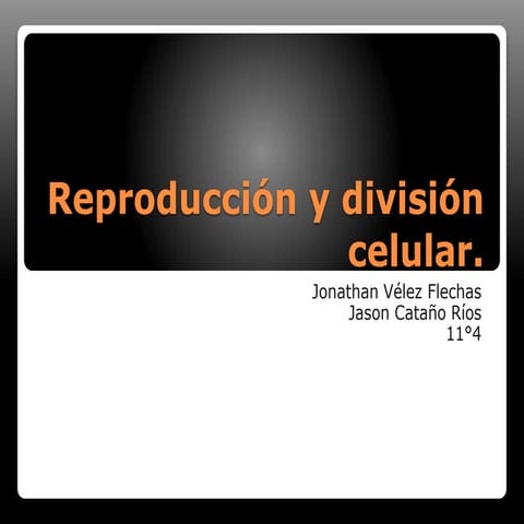 Reproducción y division celular