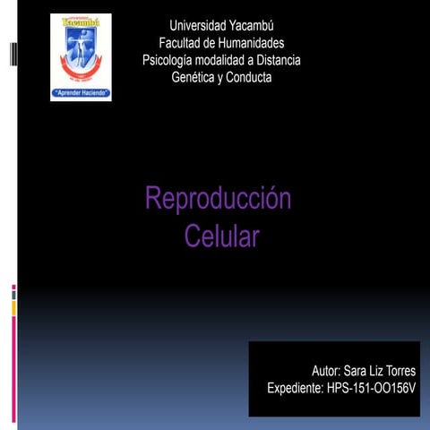 Reproduccion celular