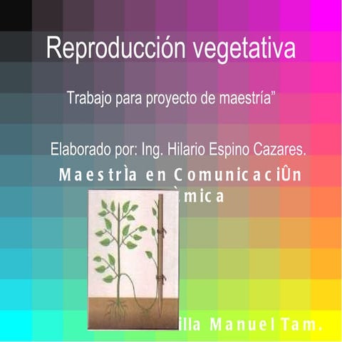 Reproduccion vegetativa | PPT