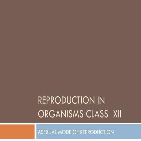 Grade 7- Science Subject (Asexual and sexual reproduction) | PPTX