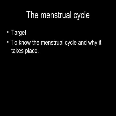 Human reproduction lesson 9