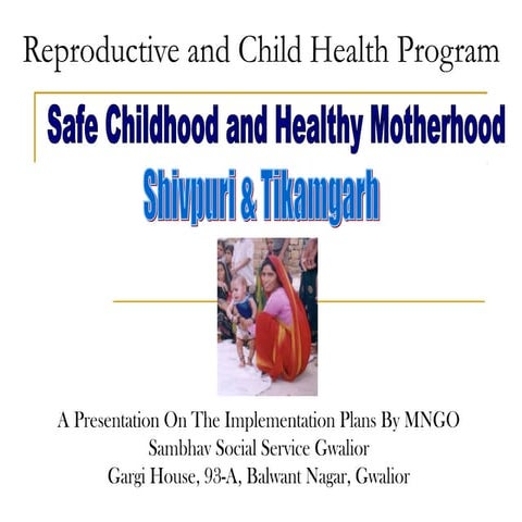 Reproductive and child health program