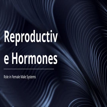 Reproductive Hormones.pptx, Science 10 Week 3