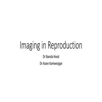 Reproductive imaging
