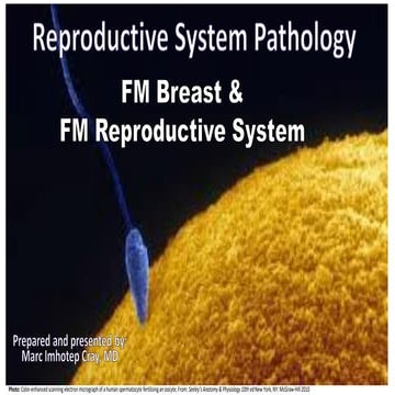 Reproductive System Pathology_FM Breast and FM Reproductive Systems