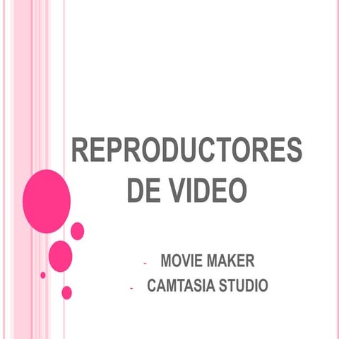 Reproductores de video--