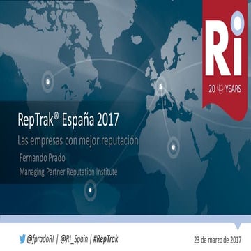 Observación de RepTrak | PDF