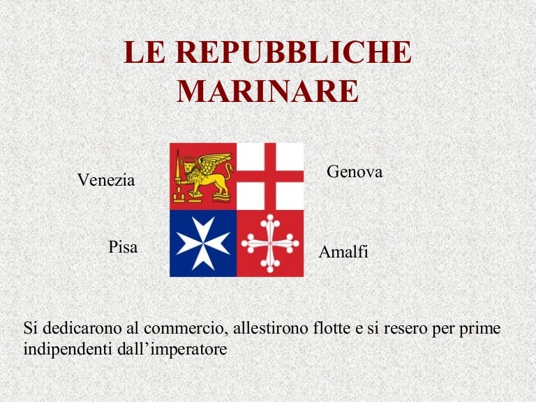 Le repubbliche marinare