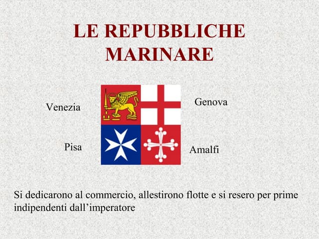 Le repubbliche marinare