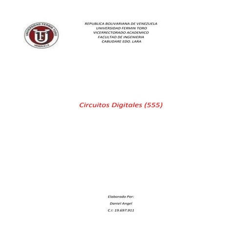 CIRCUITOS DIGITALES (555)