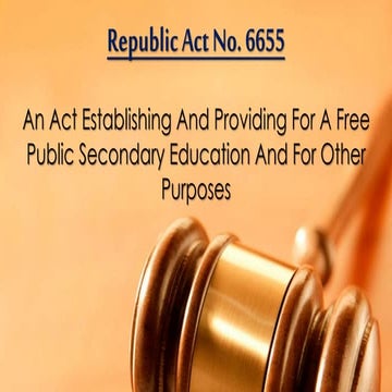 Republic act no. 6655