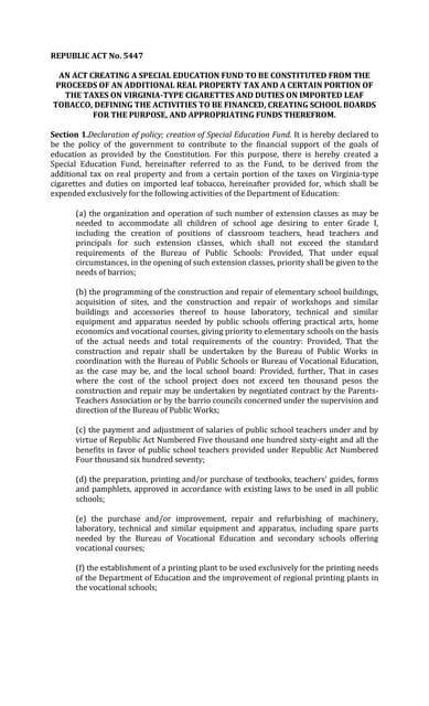 Special education in the philippines