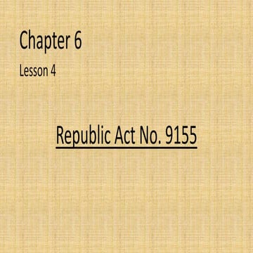 Republic Act No. 9155