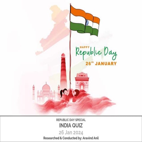 Republic Day Special India Quiz - 26 Jan 2024