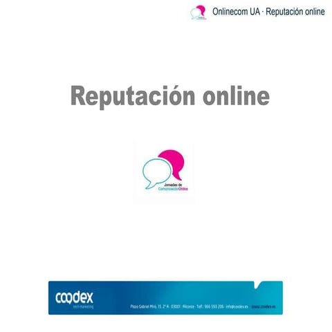 Reputación online