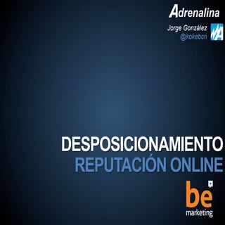 Reputacion online y seo - Jorge Gon...
