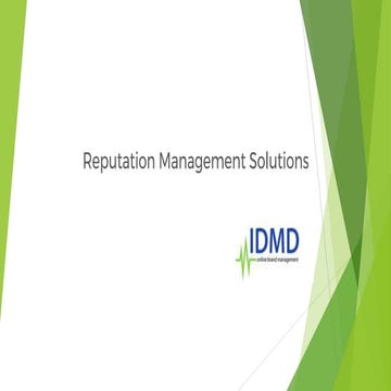 Reputation   idmd