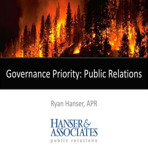 Health care governance and PR