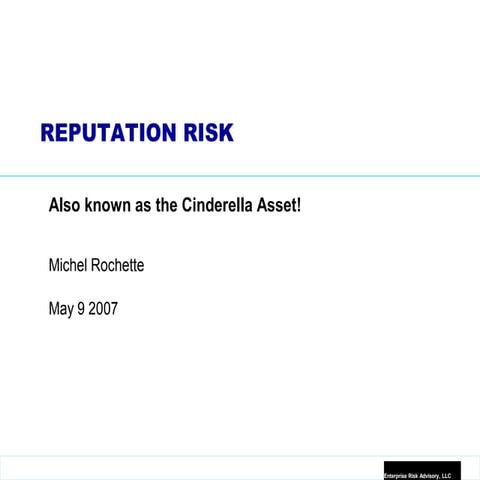 Reputation risk | PDF