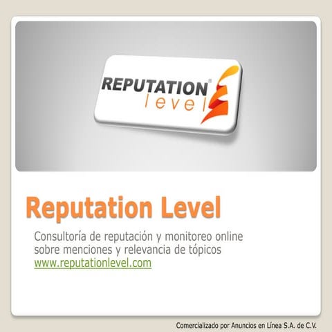 Reputation Level (PDF)