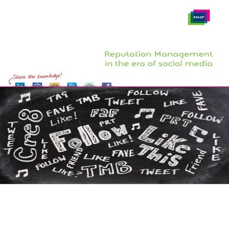 Reputation Management In The Era Of Social Media | PDF