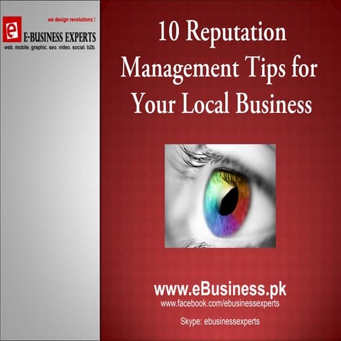 Reputation management presentation