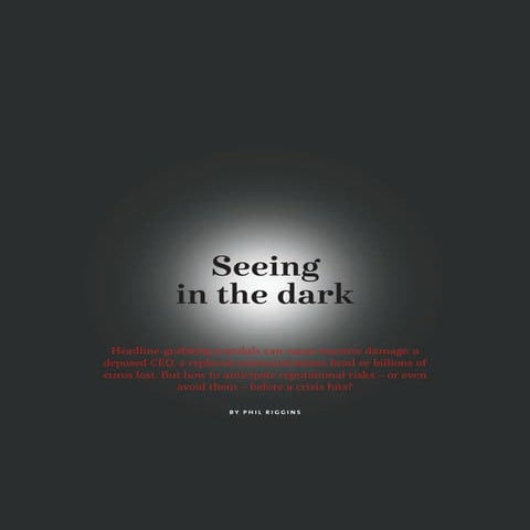 Seeing in the dark