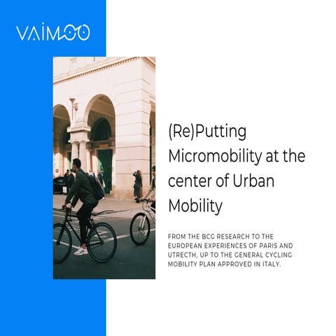 Micromobility Rise: Exploring Future of Urban Transportation | PDF