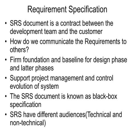 Req specification