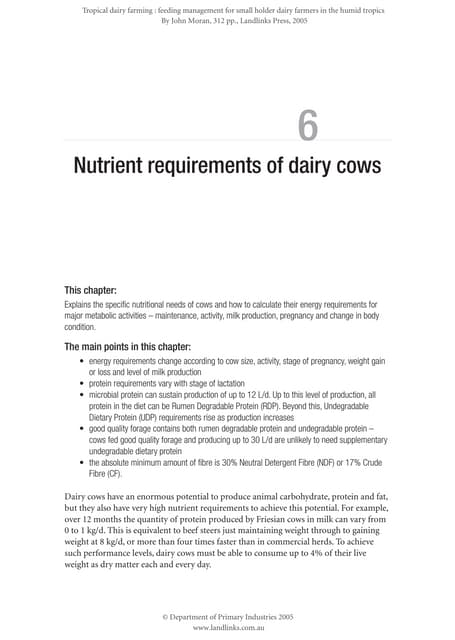Nutrient requirment table NRC | PDF | Chemistry | Science