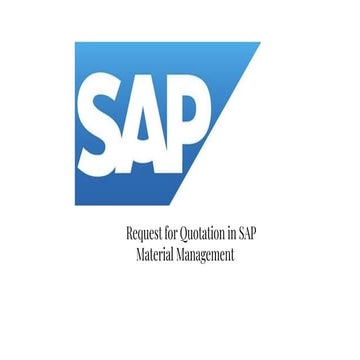 Request for Quotation (RFQ): Comprehensive Guide | PDF