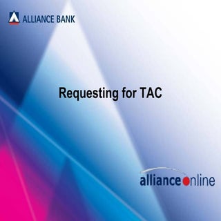 allianceonline : Requesting TAC