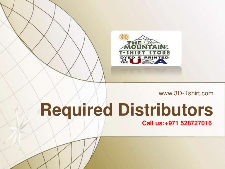 Required distributors