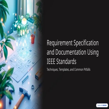 Requirements documentation standards ieee830 | PPT