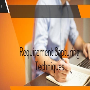Requirement Capturing Techniques