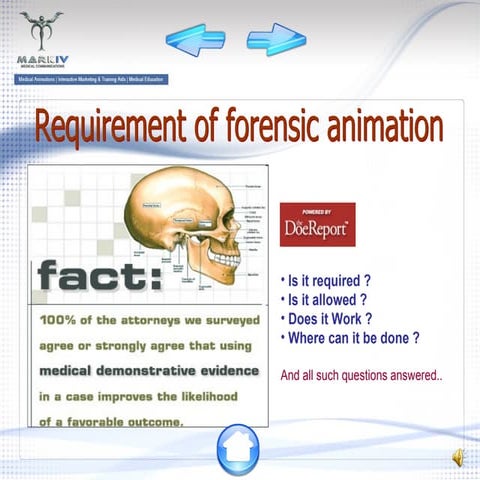 Requirement Of Forensic Animation Silent