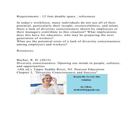 Requirements 12 font double space , references In todays work.docx