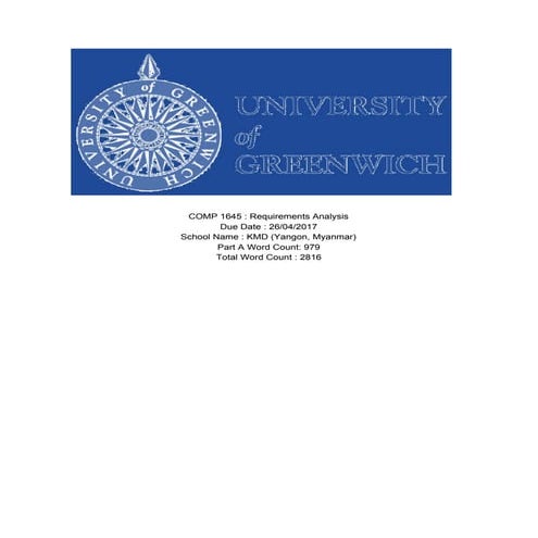 Requirements analysis