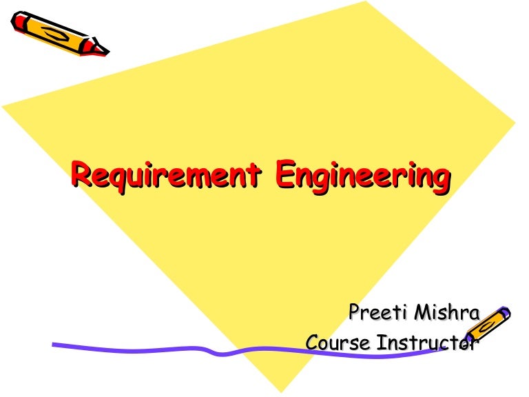 Requirements engineering process in software engineering