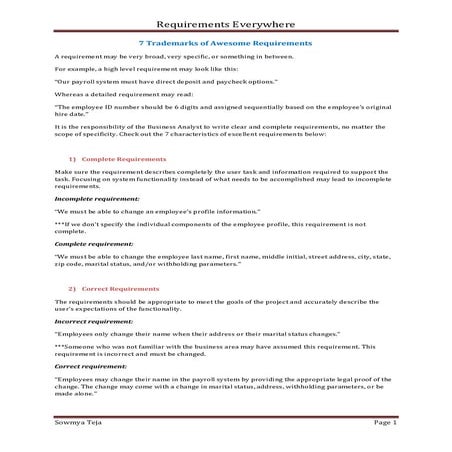 Requirements Everywhere