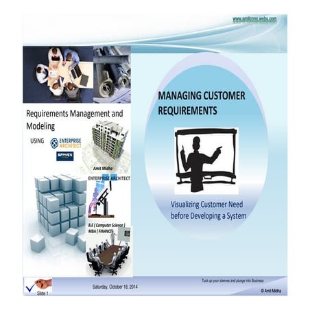 SOFTWARE REQUIREMENTS MANAGEMENT AND MODELING- TRAINING WORKSHOP