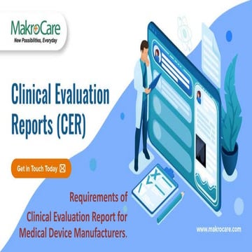 Requirements of clinical evaluation report for medical devices
