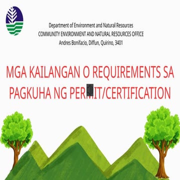 REQUIREMENTS ON SECURING PERMIT AND CERTIFICATION.pptx